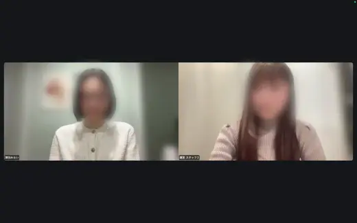 1on1面談の様子